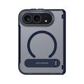 Custodia MagSafe per iPhone Duo Dux Ducis con supporto integrata - Blu