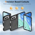 Custodia magnetica per iPhone Duo con protezione per lo schermo in vetro temperato e protezione per l\'obiettivo della fotocamera