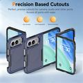 Custodia magnetica per iPhone Duo con protezione per lo schermo in vetro temperato e protezione per l\'obiettivo della fotocamera - Blu