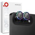 Set di protezioni per obiettivi della fotocamera iPhone Duo Northjo - Colori Vivaci