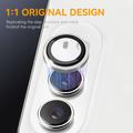 Set di protezioni per obiettivi della fotocamera iPhone Duo Northjo - Argento