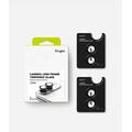 Protezione Telecamera in Vetro Temperato Ringke per iPhone Duo - 2 Pezzi - Nera