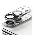 Protezione dell\'obiettivo della fotocamera con copertura completa iPhone Duo Ringke - 2 pz. - Nero / trasparente