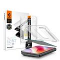 Protezione per lo schermo in vetro temperato con filtro privacy iPhone Duo Spigen Glas.tR EZ Fit Pro AC