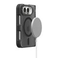 Custodia iPhone Duo Spigen MagFit Ultra Hybrid Pro - Nero satinato