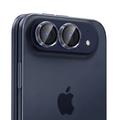 Obiettivo per fotocamera iPhone Duo Tech-Protect Camring Fit+ - 2 pz. - Nero & trasparente