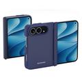 Custodia magnetica Dux Ducis Vyne per iPhone Duo con protezione per la cerniera - Blu
