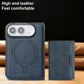 Custodia portafoglio a tre ante con chiusura magnetica per iPhone Duo