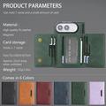 Custodia portafoglio magnetica a tre ante per iPhone Duo - Verde