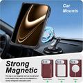 Custodia portafoglio a tre ante con chiusura magnetica per iPhone Duo - Rossa