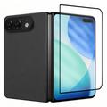 Protezione per schermo in vetro ad alto contenuto di alluminio e silicio per iPhone Duo Northjo A+ – 0.3mm, 9H - Nero