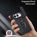 Custodia ibrida con anello rotante e protezione per fotocamera per iPhone Duo