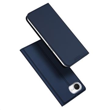 Custodia Flip Dux Ducis Skin Pro per iPhone 16e - Blu