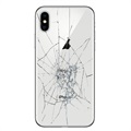 iPhone X Back Cover Repair - Glass Only - White
