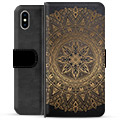 Custodia Portafoglio per iPhone X / iPhone XS - Mandala