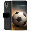 Custodia Portafoglio per iPhone X / iPhone XS - Calcio