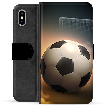 Custodia Portafoglio per iPhone X / iPhone XS - Calcio