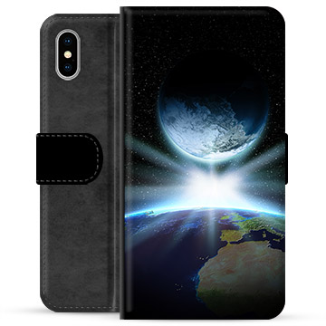 Custodia Portafoglio per iPhone X / iPhone XS - Spazio