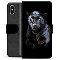 iPhone X / iPhone XS Custodia Portafoglio - Pantera Nera