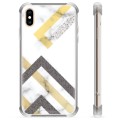 Custodia ibrida per iPhone X / iPhone XS - Marmo astratto