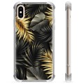 Custodia ibrida per iPhone XS Max - Foglie d'oro