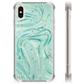 Custodia ibrida per iPhone X / iPhone XS - Verde menta