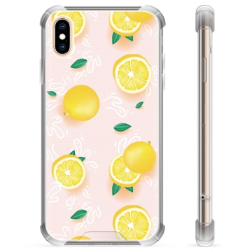 Custodia ibrida per iPhone X / iPhone XS - Motivo limone