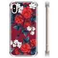 Custodia ibrida per iPhone XS Max - Fiori vintage