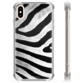 Custodia ibrida per iPhone XS Max - Zebra