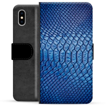 Custodia a Portafoglio Premium per iPhone X / iPhone XS - Pelle