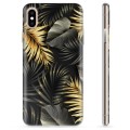 Custodia in TPU per iPhone XS Max - Foglie d'oro