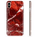 Custodia in TPU per iPhone XS Max - Marmo rosso
