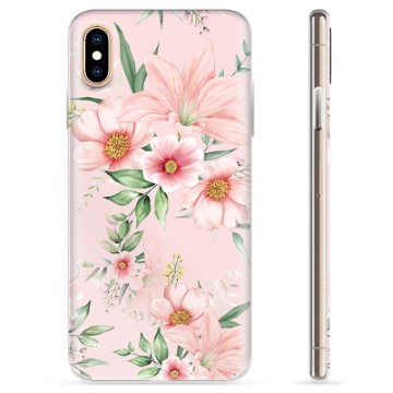 iPhone X / iPhone XS Custodia TPU - Fiori ad Acquerello