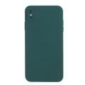 Custodia in TPU opaco anti-impronta per iPhone X/XS - Verde Scuro