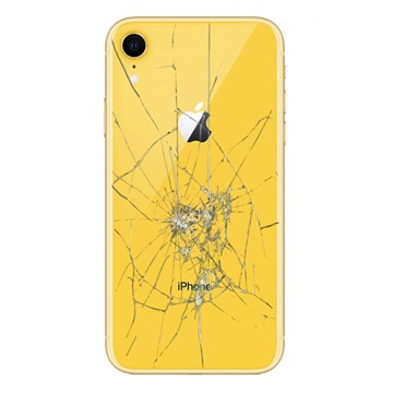 iPhone XR Back Cover Repair - Glass Only - Yellow