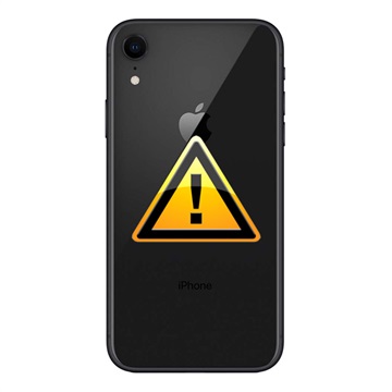 Riparazione del Copribatteria per iPhone XR - incl. cornice - Nero