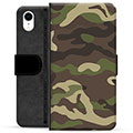 Custodia Portafoglio per iPhone XR - Camouflage