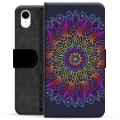 Custodia a Portafoglio Premium per iPhone XR - Mandala Colorato