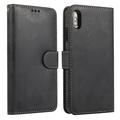 Custodia a portafoglio 2 in 1 in stile vintage per iPhone XS Max con coperchio rimovibile