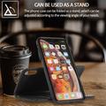 Custodia a portafoglio 2 in 1 in stile vintage per iPhone XS Max con coperchio rimovibile