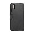 Custodia a portafoglio 2 in 1 in stile vintage per iPhone XS Max con coperchio rimovibile