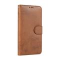 Custodia a portafoglio 2 in 1 in stile vintage per iPhone XS Max con coperchio rimovibile - Marrone