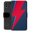 Custodia a Portafoglio Premium per iPhone X / iPhone XS - Fulmine