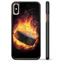 Cover protettiva per iPhone X / iPhone XS - Hockey su ghiaccio