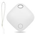 itag03 Localizzatore Bluetooth anti-smarrimento per dispositivo Apple Mini Tracker portatile con cinturino - Bianco