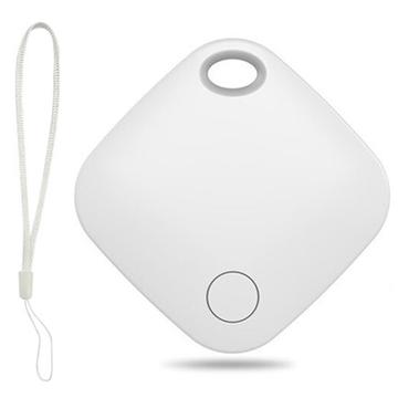 itag03 Localizzatore Bluetooth anti-smarrimento per dispositivo Apple Mini Tracker portatile con cinturino - Bianco