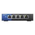 Switch Gigabit Desktop Aziendale a 5 Porte Linksys LGS105 - Nero