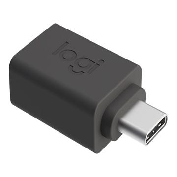 Adattatore USB-C Logitech Grigio - Nero