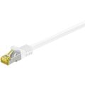 Cavo di Rete RJ45 S/FTP CAT 7 Goobay - 0.5m - Bianco