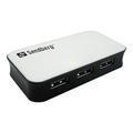 Hub USB 3.0 a 4 Porte Sandberg - Nero / Bianco